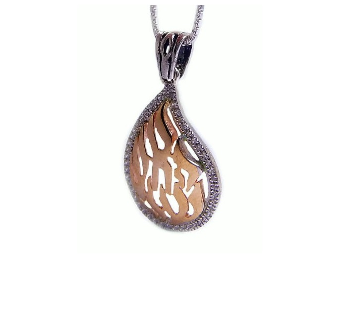 My Flame Pendant in Gold and Silver, the Magical Touch