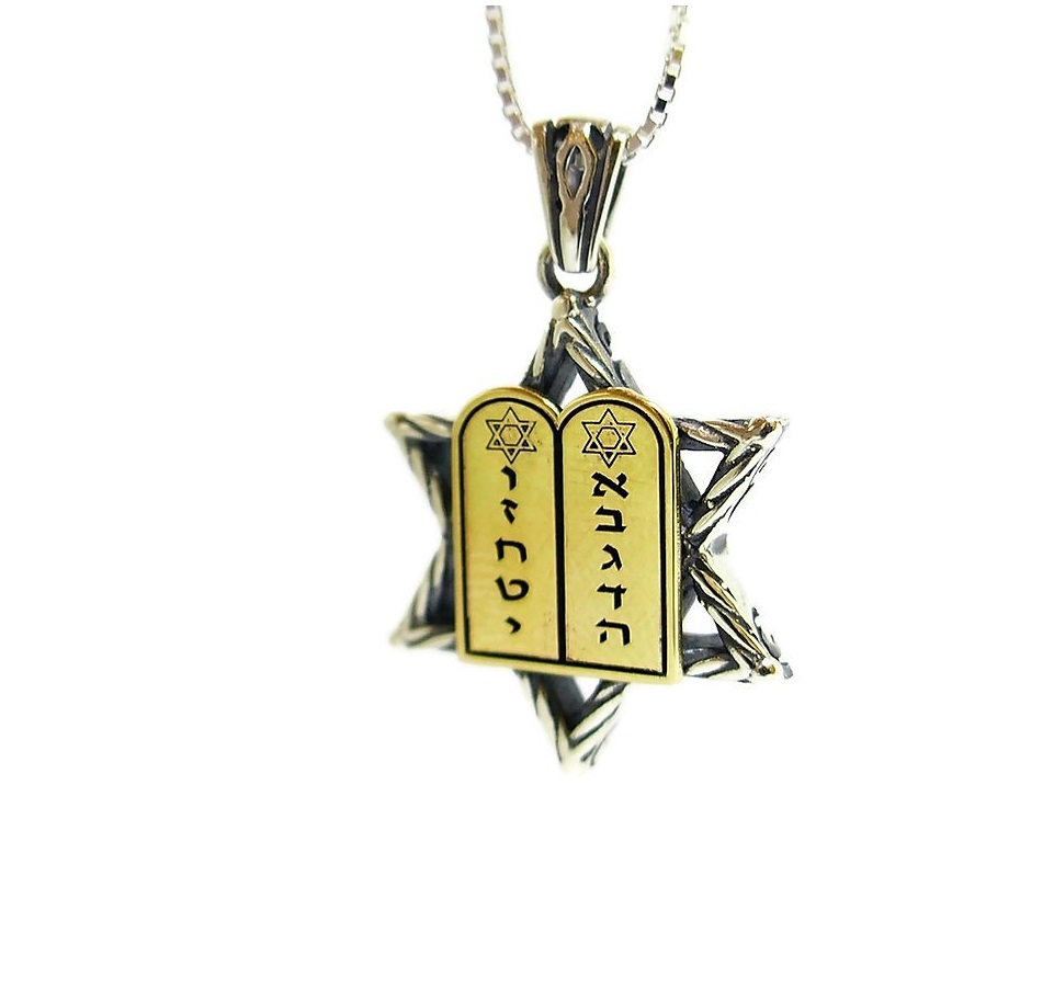 Star of David and 10 Commandments Pendant, The Magical Touch