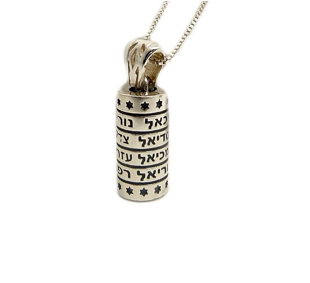 Protection of the Angels Mezuzah Pendant, for Protection and Prosperity, The Magical Touch