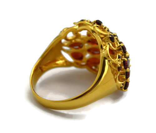 Garnet Drops Ring