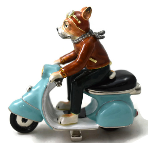 Dog on Scooter