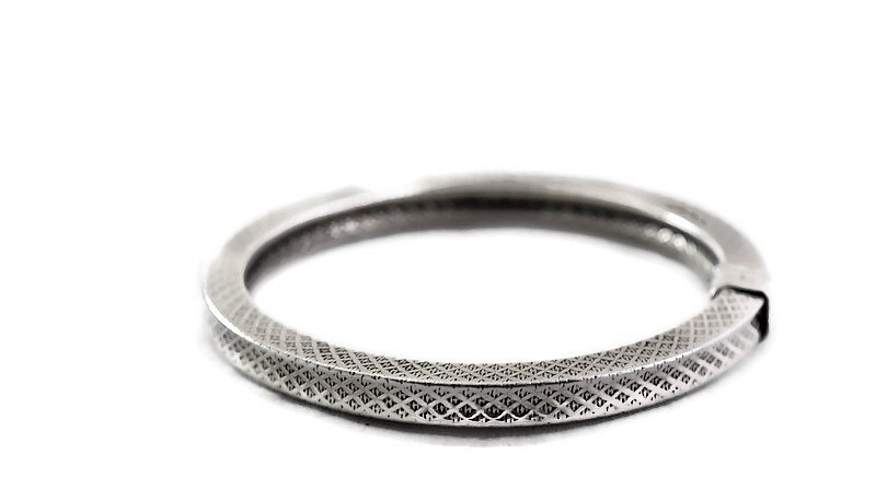 Silver Hoop Bracelet