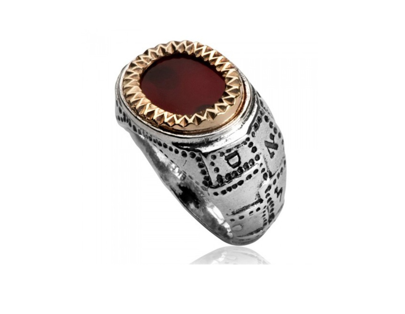 Men's Cipher Ring for Prosperity and Growth, Ha'Ari Jewelry