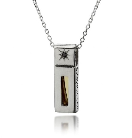 "His Angels" Pendant, 5 Metals, Black Diamond, Ha'Ari Jewelry