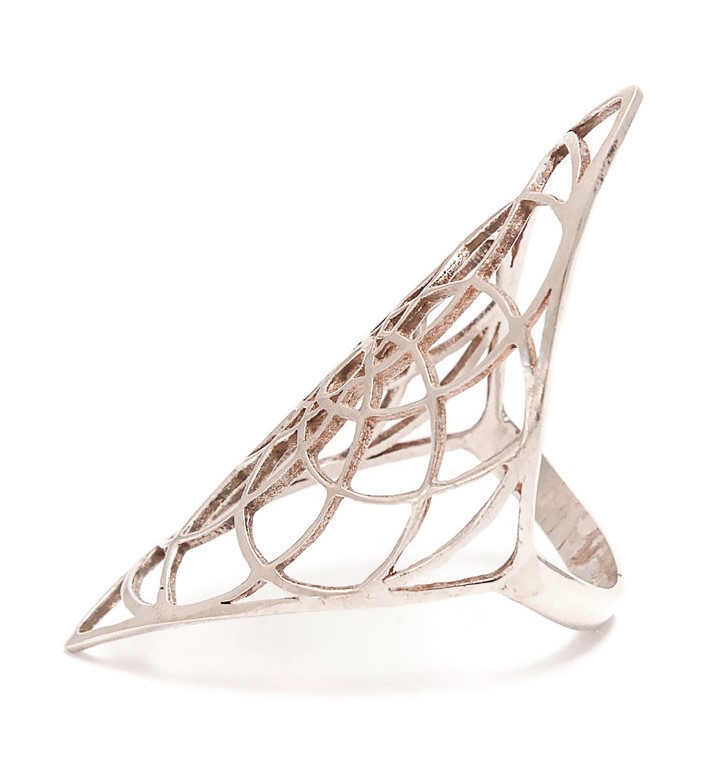 Elongated Flower of Life Ring