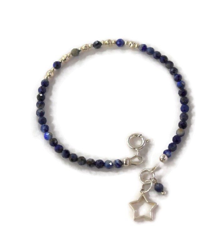 Lapis Lazuli Bracelet with Star