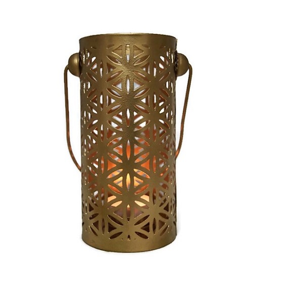 Tall Flower of Life Lamp