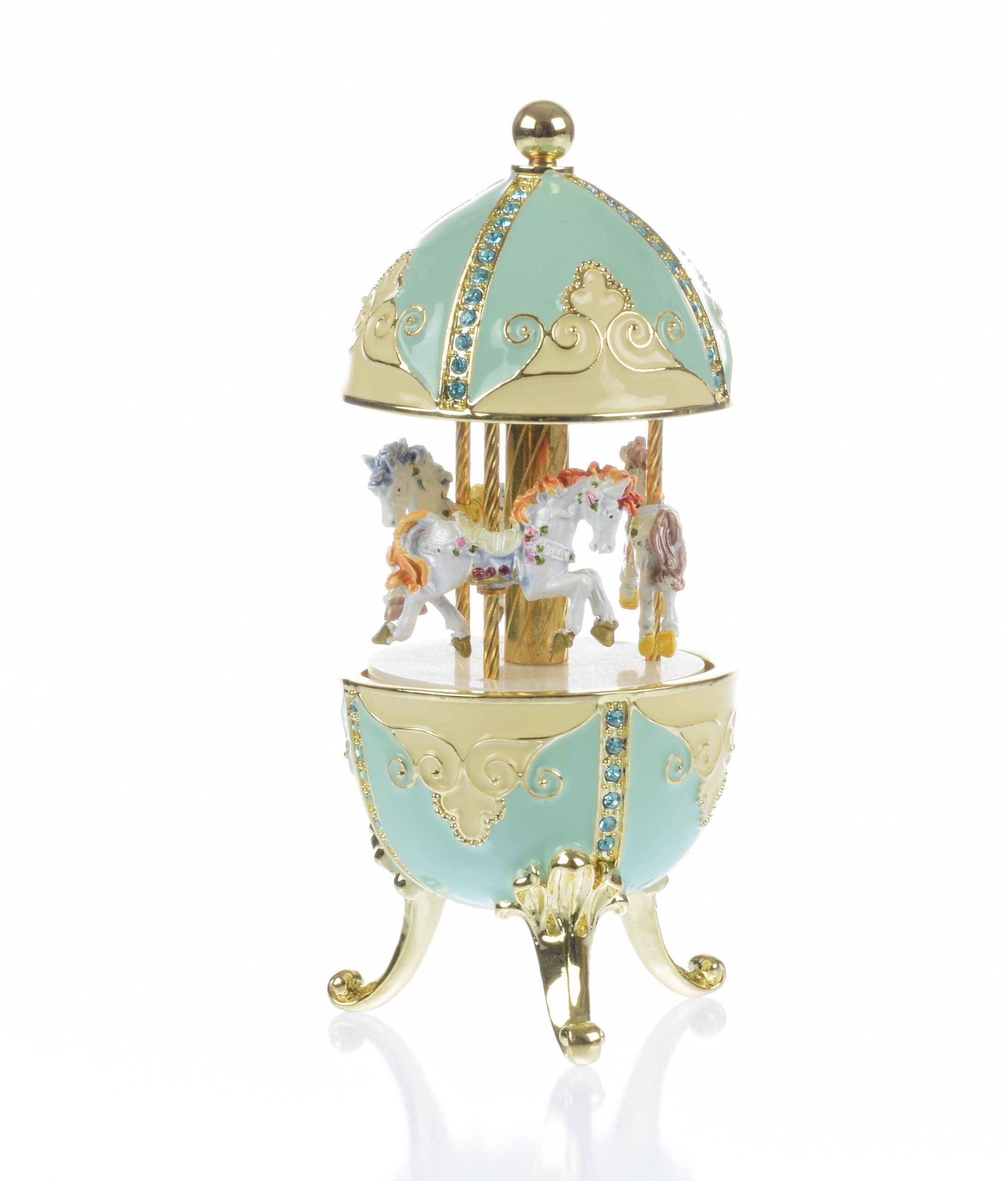 Turquoise Musical Carousel