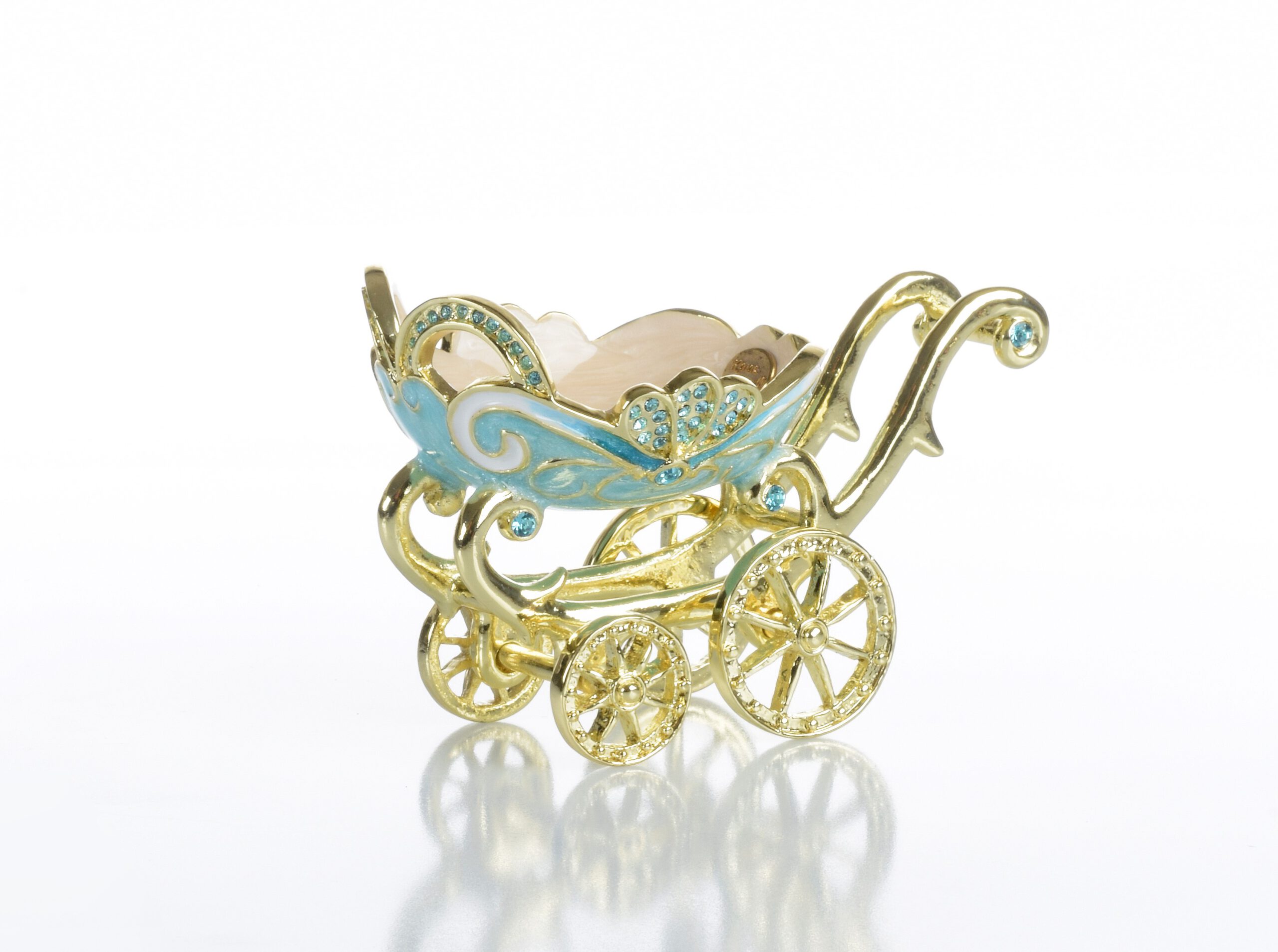 Turqouise Baby Carriage