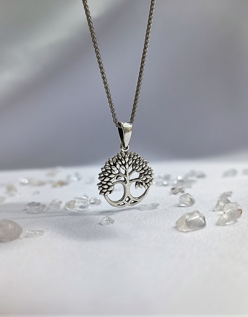 Tree Pendant With Leaves